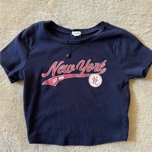 NWOT-Garage New York Baby cropped top -xs